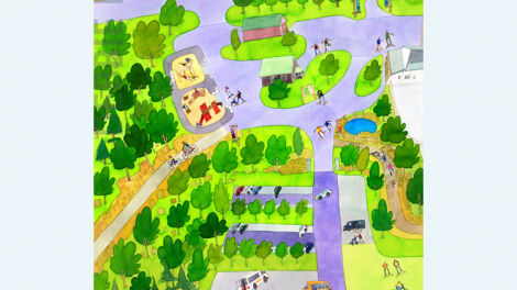 Interpretation board for Haldon Forest Park - Forestry Commission