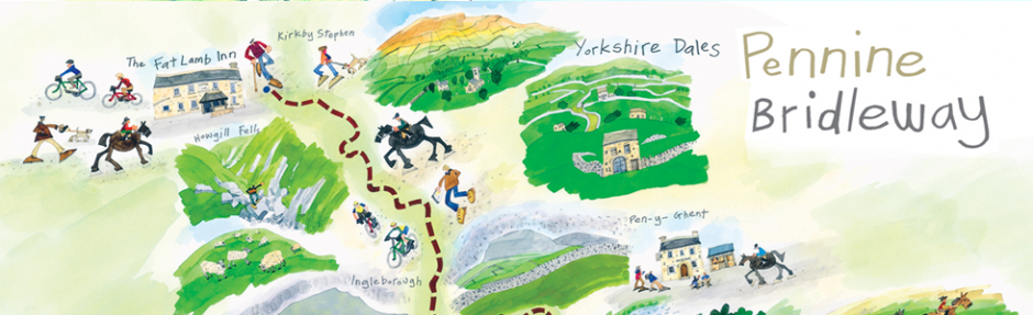 maps pennine way yorkshire manchester dales